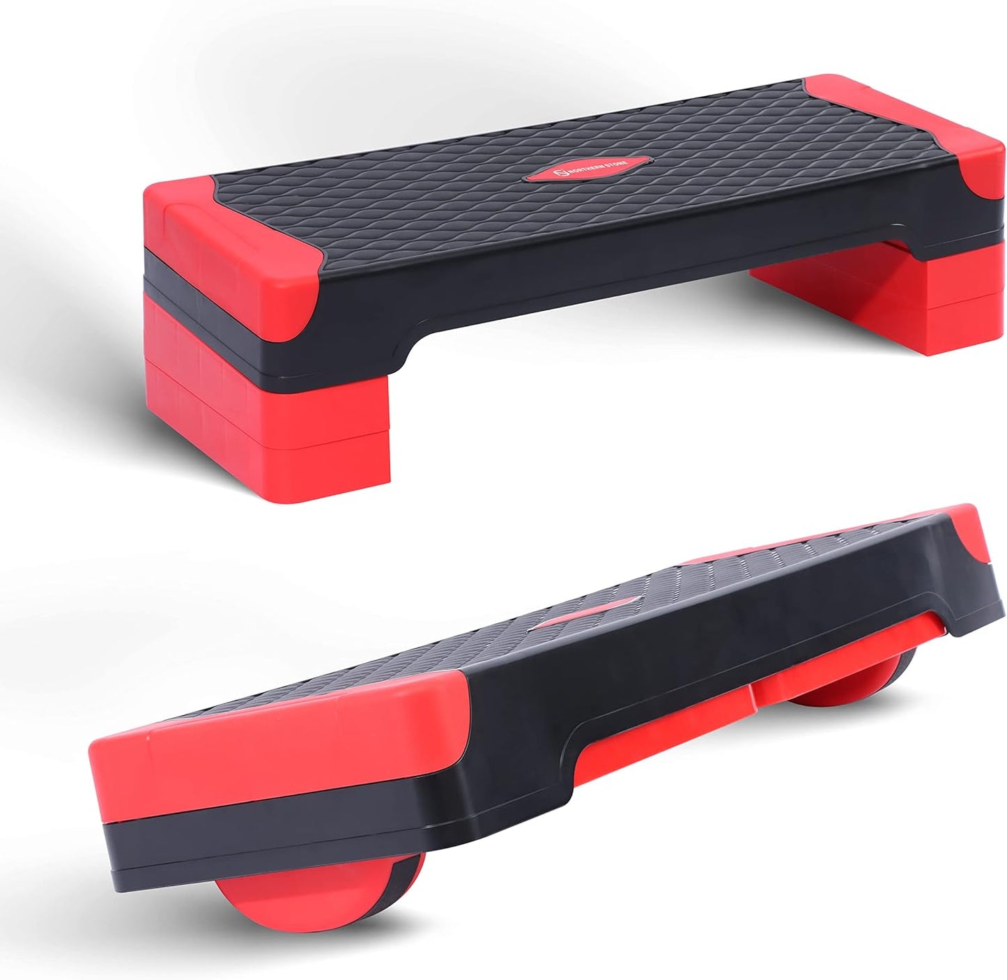 PP PERFORMANCE Height Adjustable Aerobic Step for Exercise Workout with 10cm 15cm Fitness Levels
