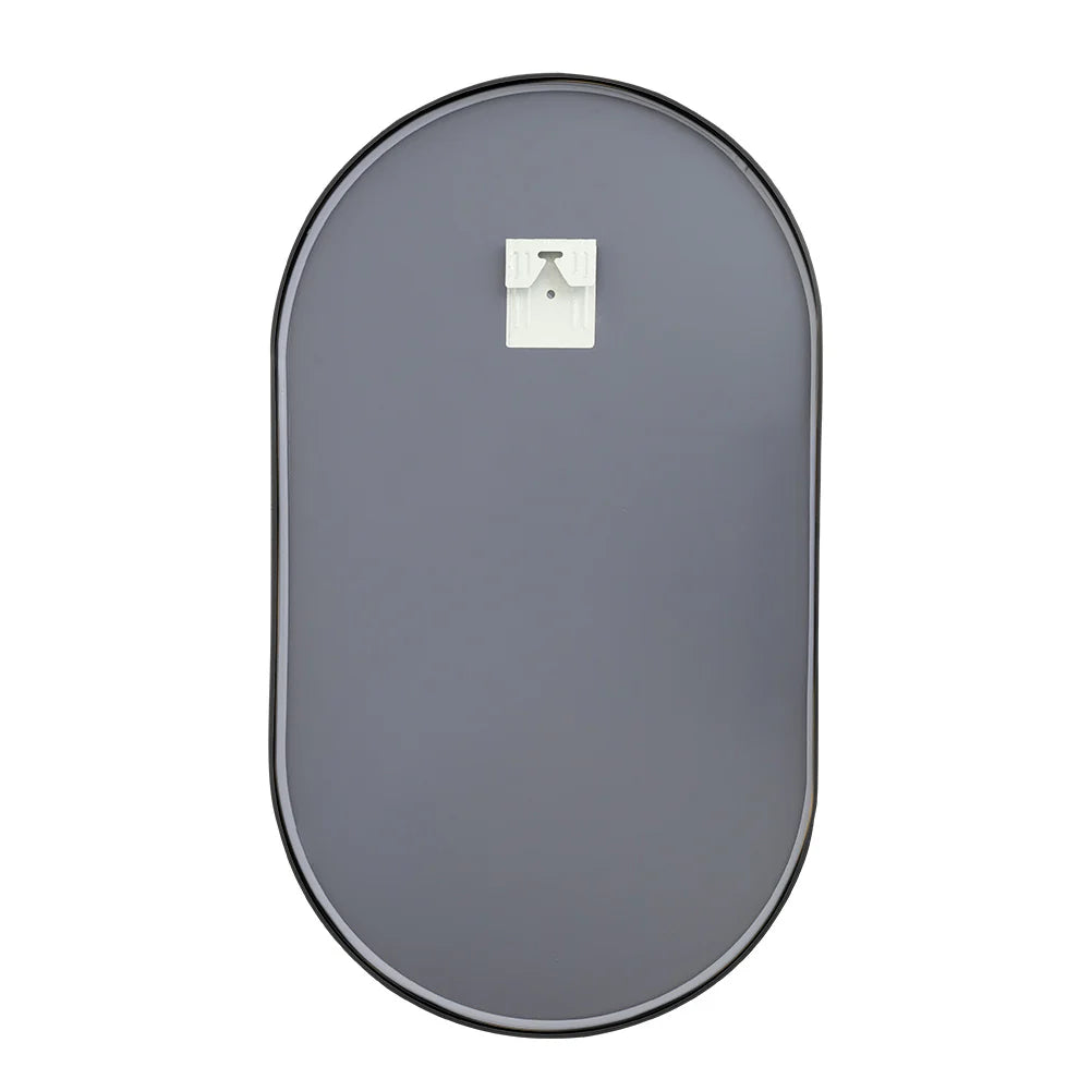 Black 70cm Oval Bathroom Vanity Mirror Wall Mirror