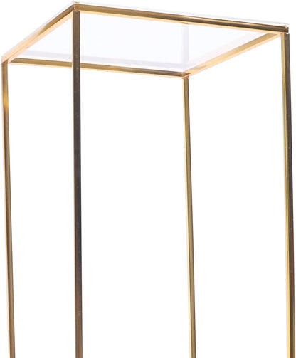 Plant Stand Modern flower stand 80 x 26.5cm metal plant stand for wedding table center pieces- Gold