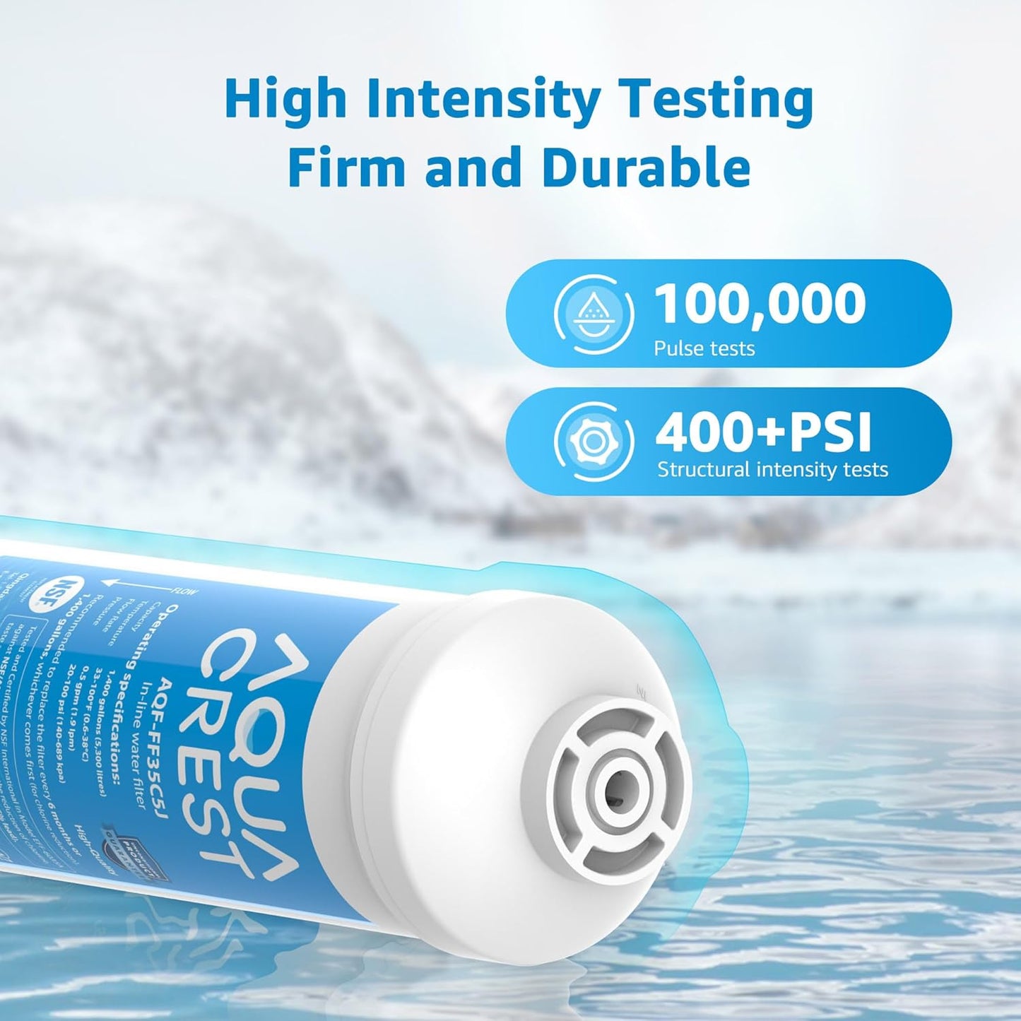 Pack of 3 Water Filter Replacement for Samsung® DA29-10105J Fridge Water Filter, DA29-10105J HAFEX/EXP, DA99-02131B, DA2010CB Fridge Freezer Water Filter