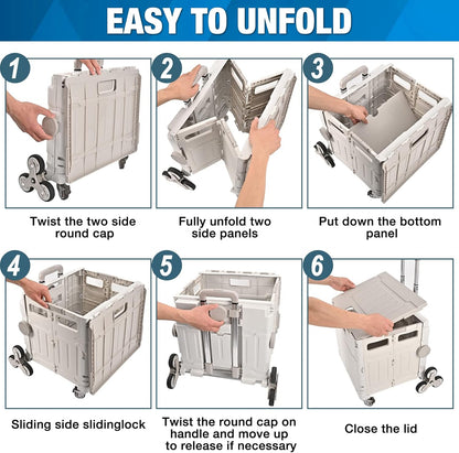 PP · PERFORMANCE Folding Shopping Trolley Cart