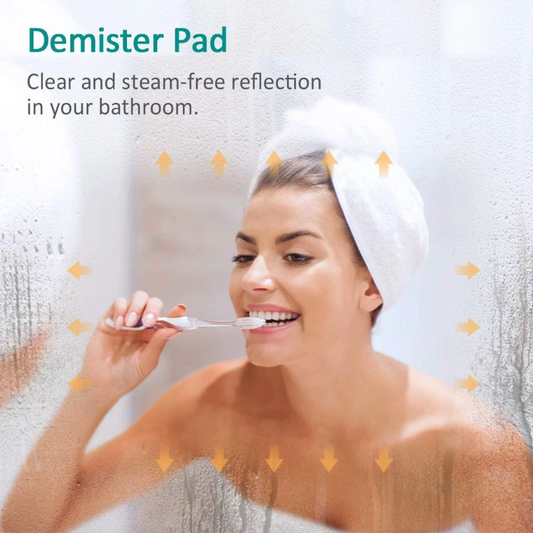 LED Bathroom Mirror with Double LED Light Strips