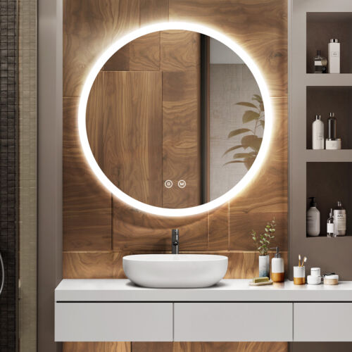 Round LED Bathroom Mirror