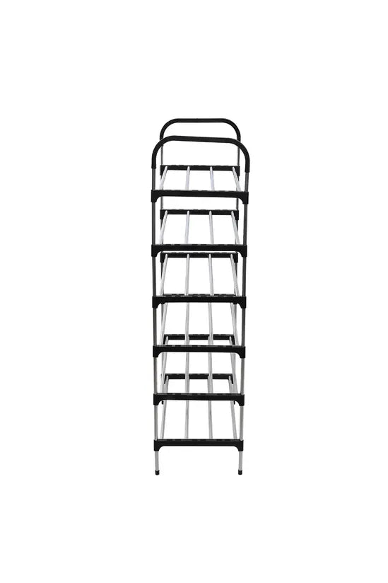 6 Tiers Shoe Rack Organizer Stainless Steel Stackable Space Saving Shoe Shelf